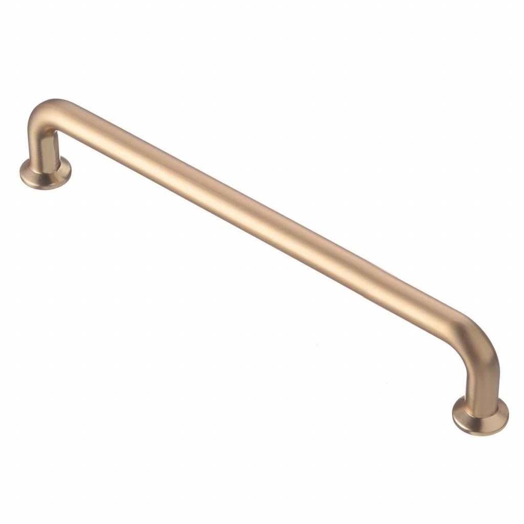 Ручка-скоба, NORD, 160мм, металл, брашированное золото