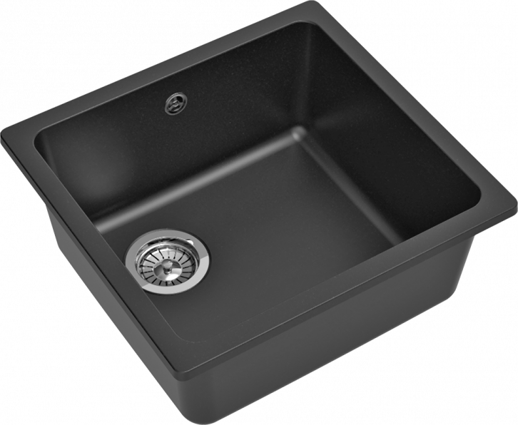 Мойка Rivelato BERKANA 45, 490х460х200мм, антрацит