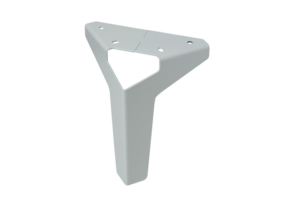 Опора нерегулируемая, h=150мм, металл, белый, JET