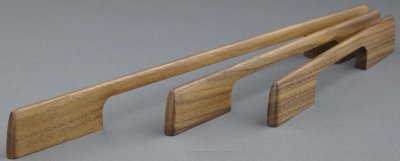 Ручка-скоба, New Aero 160,  218х35х10,5мм, орех