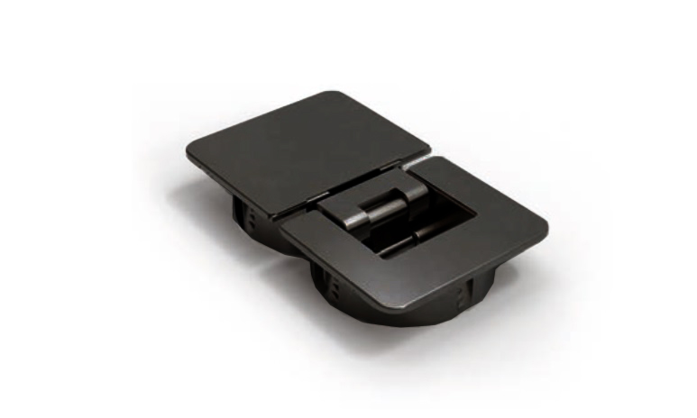 Петля секретерная, d=35мм, врезная, антрацит, Furnital