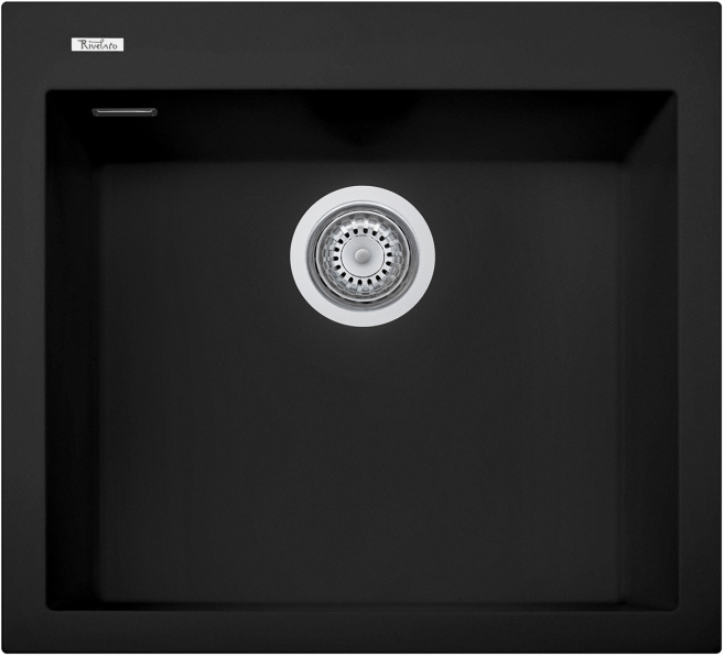 Мойка Rivelato ZENO 5650, 560х500х200мм, черный