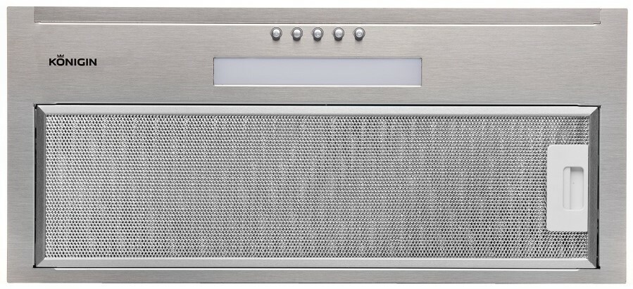 Вытяжка полновстраиваемая Level, 50см, б/угольного фильтра, нерж. сталь, Konigin