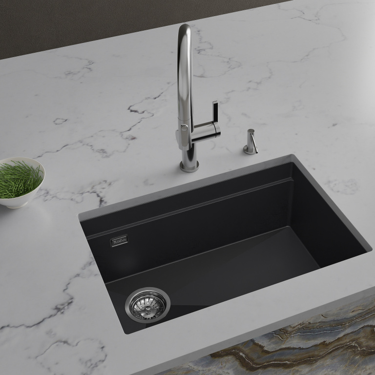 Мойка Rivelato LINO 654-L, 650х440х210мм, антрацит