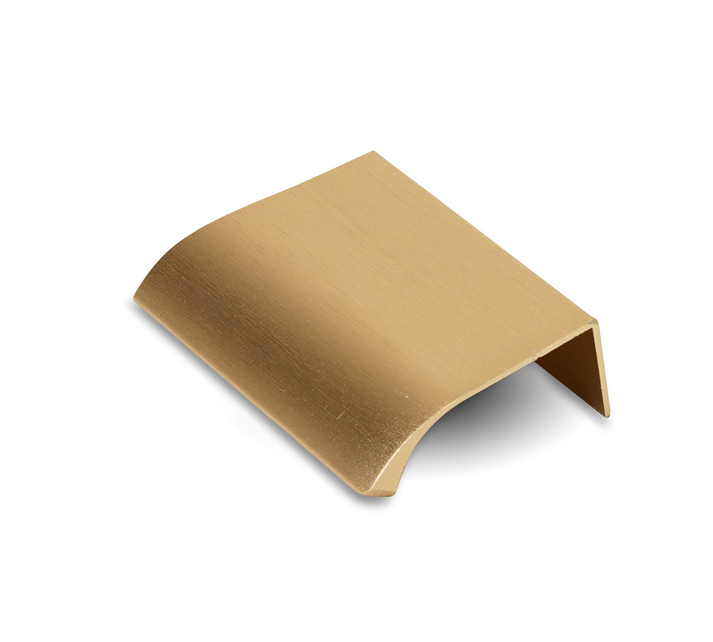 Ручка-профиль, 6603, 32/49,5мм, металл, браш золото