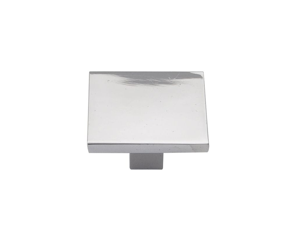 Ручка-кнопка, 145, 35х35х21мм, металл, хром