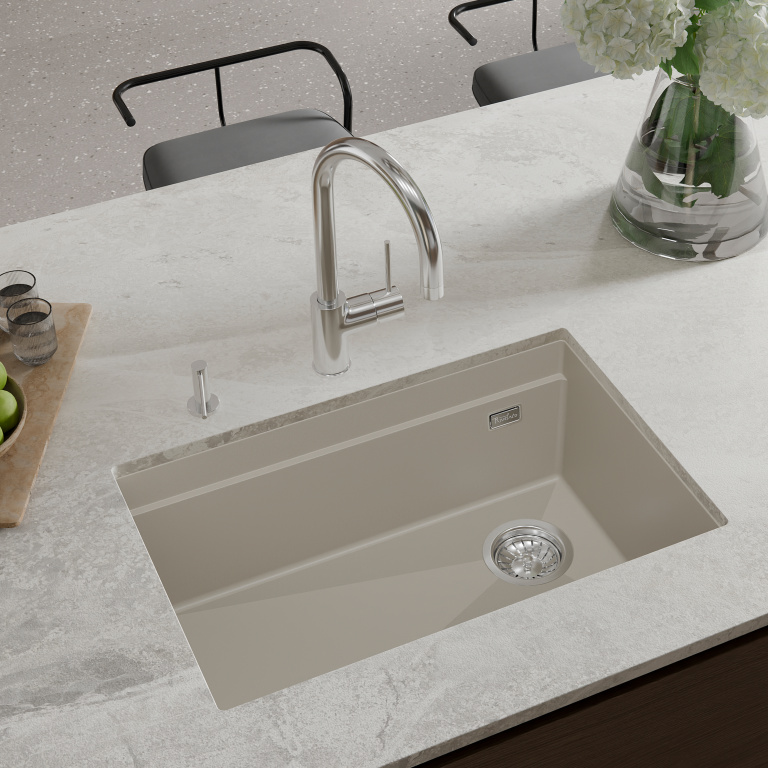 Мойка Rivelato LINO 654-R, 650х440х210мм, топаз
