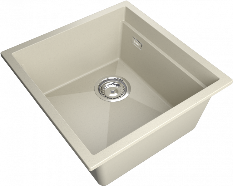 Мойка Rivelato LINO 454-L, 450х440х200мм, темно-бежевый