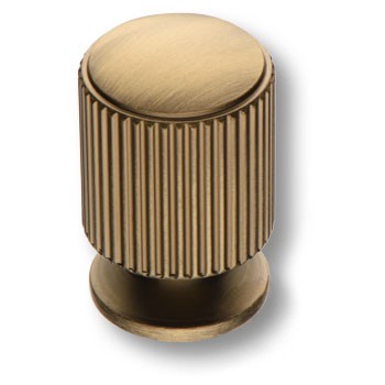 Ручка-кнопка, 1464 0026 ABM, d=26мм, металл, старая бронза