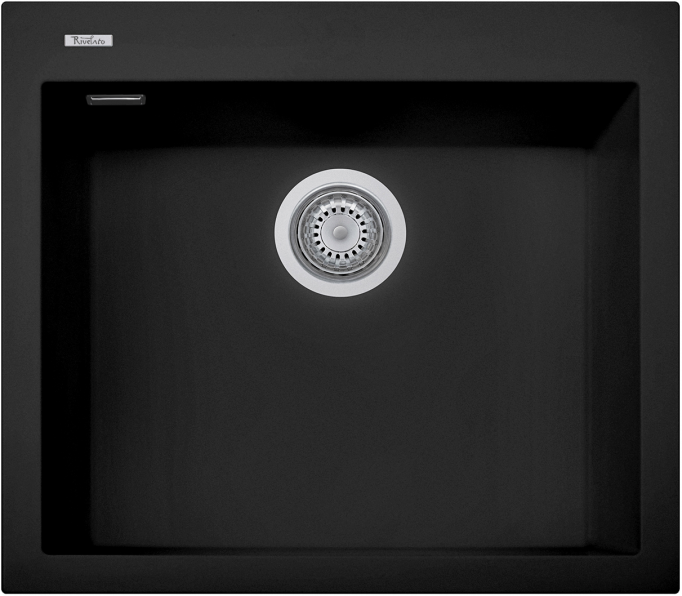 Мойка Rivelato ZENO 6051, 600х510х200мм, черный
