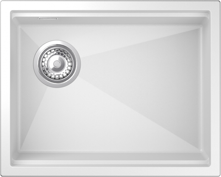 Мойка Rivelato LINO 554-L, 550х440х210мм, иней