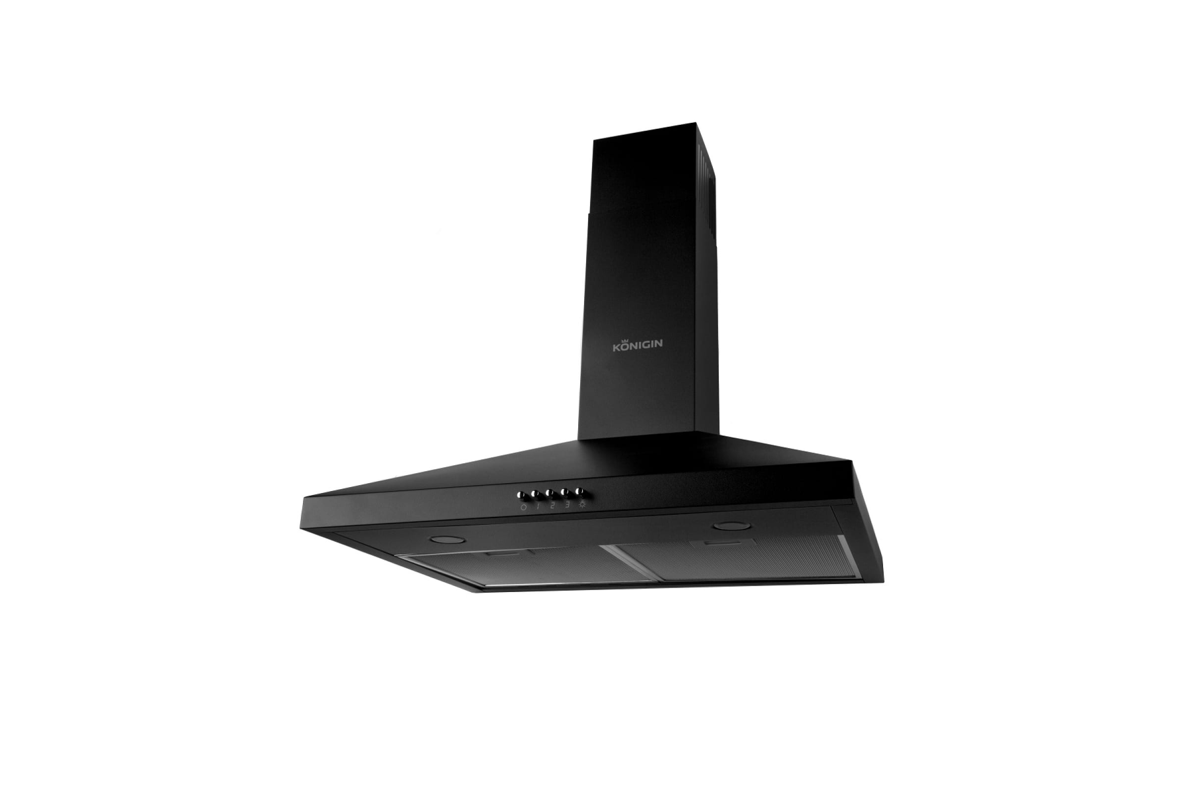 Вытяжка настенная Canary Black, 50 см, без угольн. фильтра, черный, Konigin