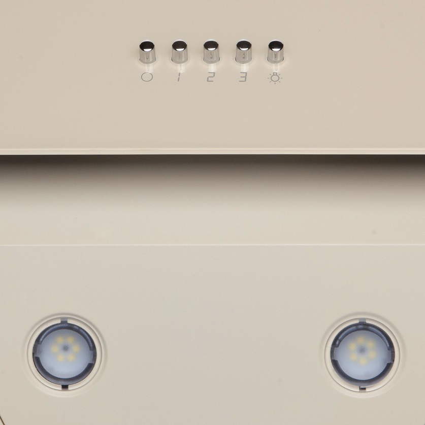 Вытяжка наклонная Colibri Ivory, 50 см, без угольн. фильтра, слоновая кость, Konigin