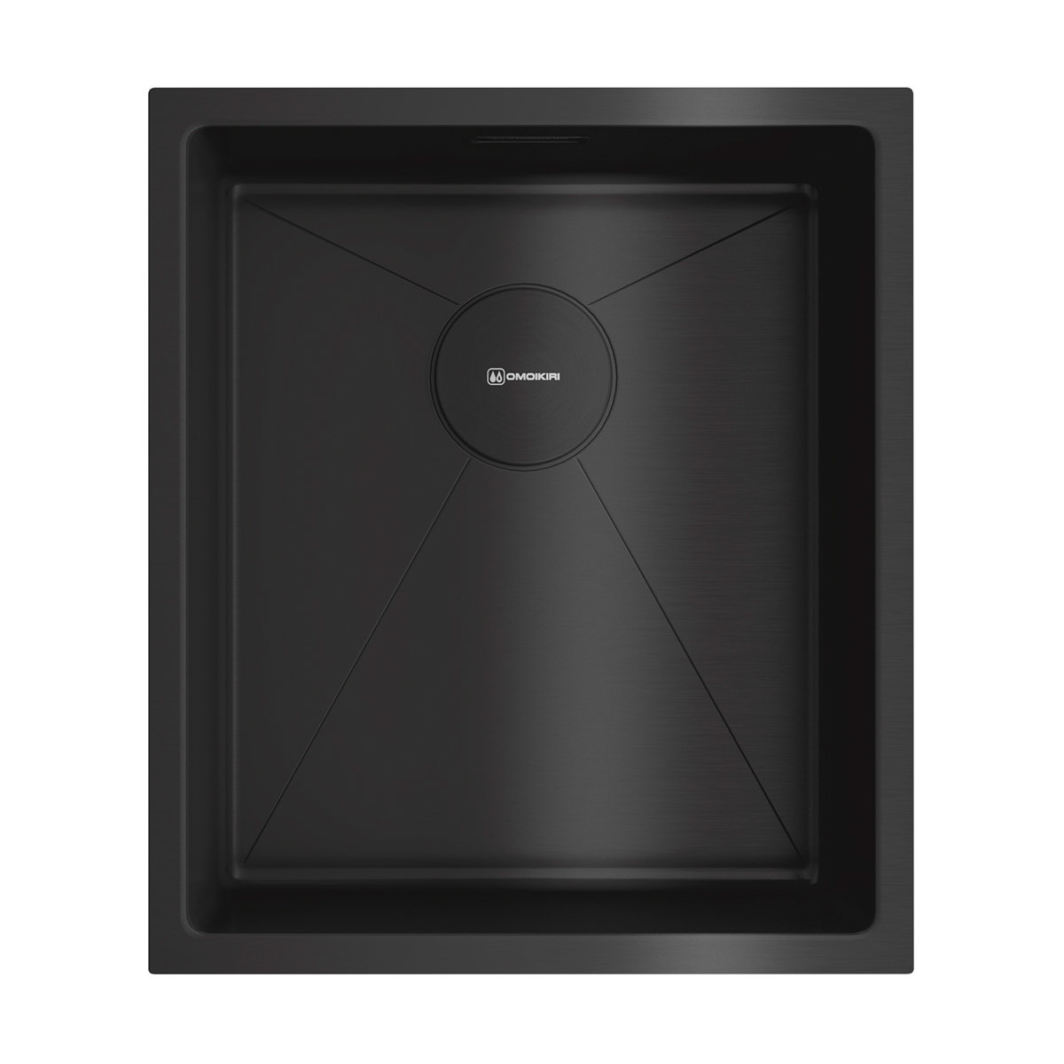 Мойка Taki 38-U/IF-GB, нержавеющая сталь, графит