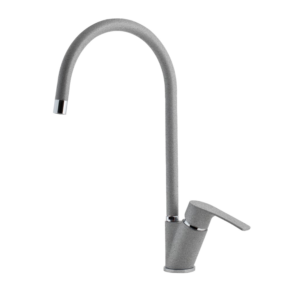 Смеситель GranFest 5023, d=35 мм, серый