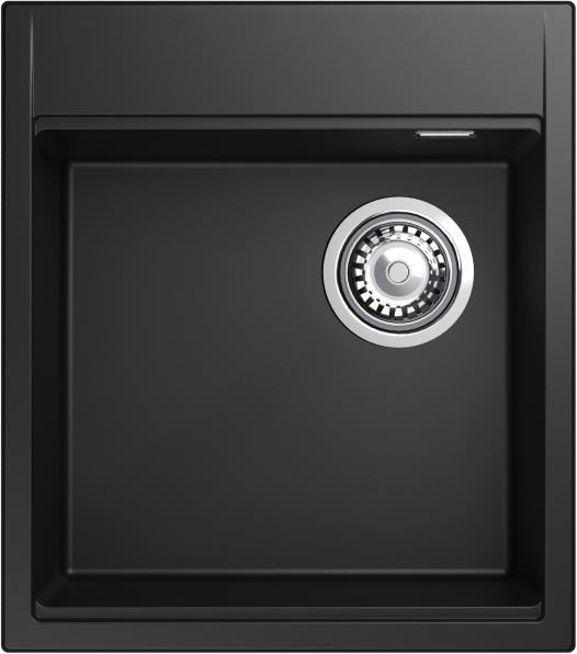 Мойка Rivelato TESORO 455-R, 450х510х200мм, черный