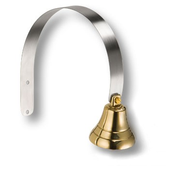 Колокольчик дверной, 01679, латунь, глянцевая латунь