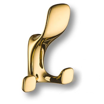 Крючок, 2010 0080 GL, трехрожковый, металл, глянцевое золото