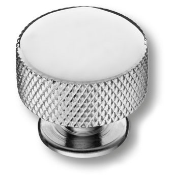 Ручка-кнопка, 1820 Chrome, d=25мм, металл, глянцевый хром