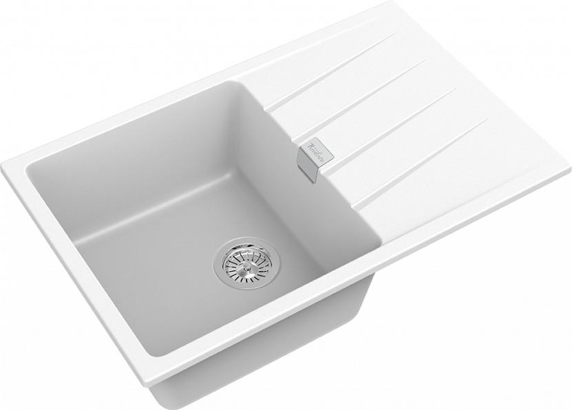 Мойка Rivelato RAUM 78, 780х500х200мм, иней