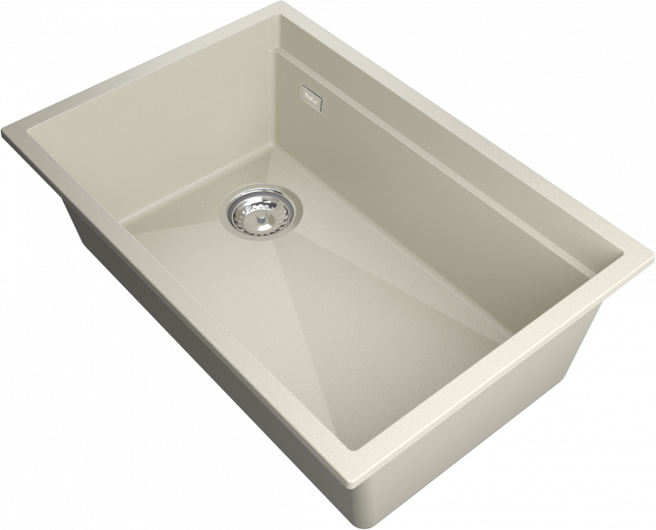 Мойка Rivelato LINO 654-L, 650х440х210мм, темно-бежевый