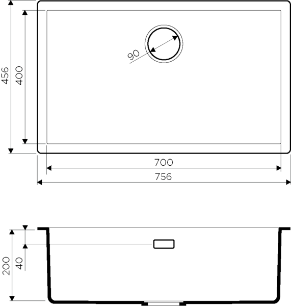 Мойка Yamakawa 75-U/I-CN, Artceramic/canyon