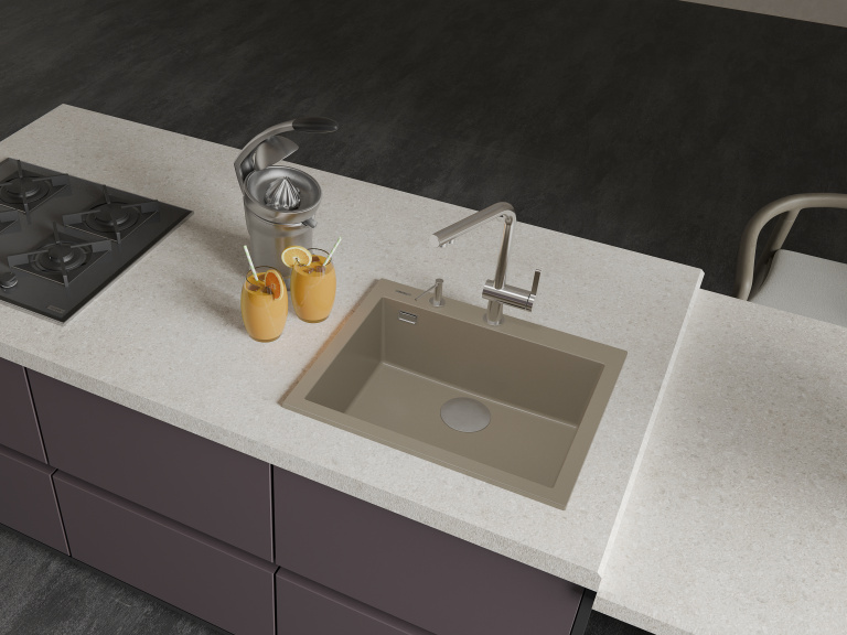 Мойка Rivelato ZENO 6051, 600х510х200мм, коричневый