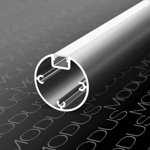 Профиль опорный ST01, L=6000мм, черный матовый, Modus