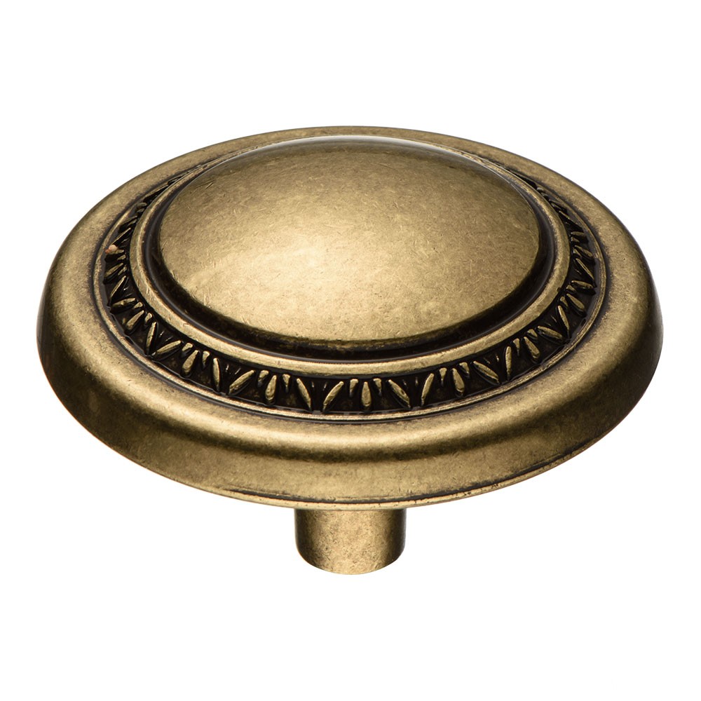 Ручка-кнопка, 15.731.00.12, d=70мм, металл, античная бронза