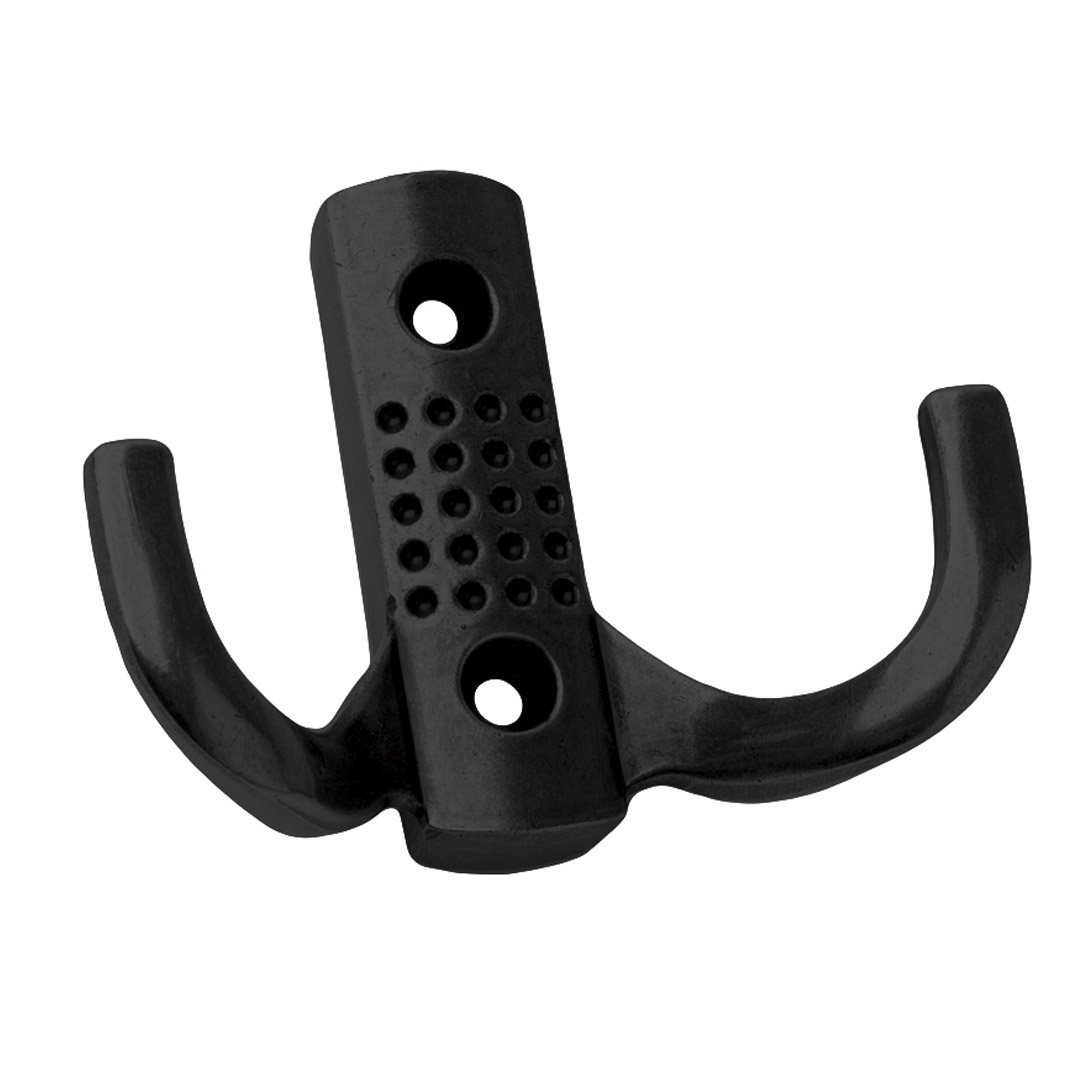 Крючок, KR 0061, двухрожковый, черный матовый