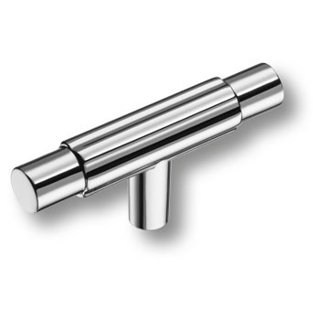 Ручка-кнопка, 15.299.00.07, 35х15х80мм, металл, глянцевый хром