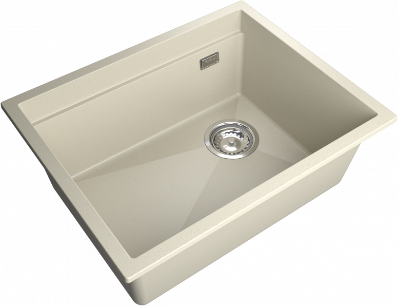 Мойка Rivelato LINO 554-R, 550х440х210мм, темно-бежевый