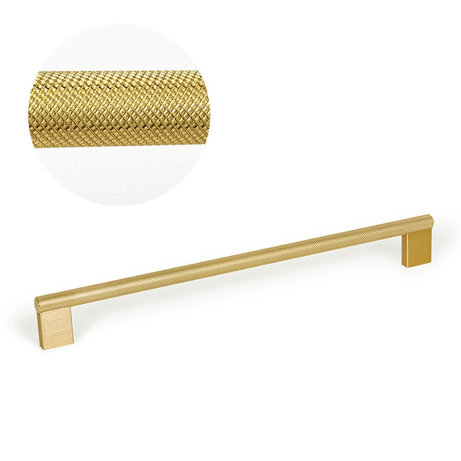 Ручка-скоба, GRAF2, 0430256L291, 256мм, металл, брашированная латунь, Viefe