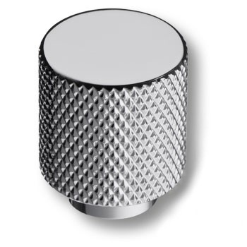 Ручка-кнопка, 1965 0008 CR, d=20мм, металл, глянцевый хром