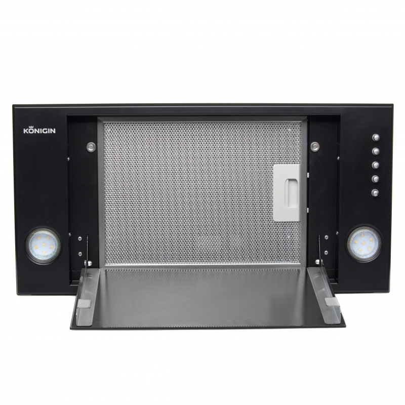 Вытяжка полновстраиваемая Checkbox, 60см, без угольного фильтра, черный, Konigin