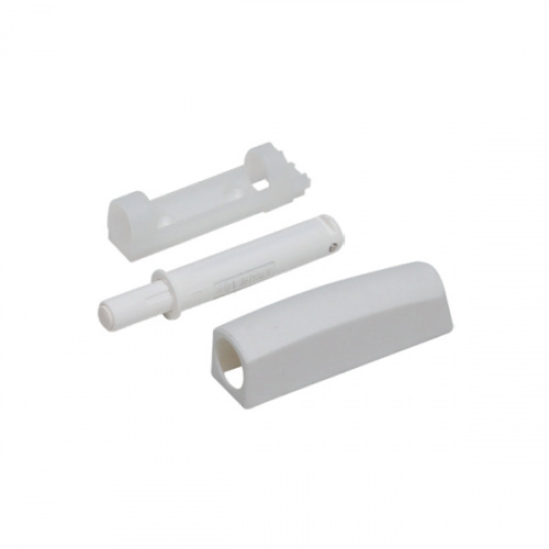 Толкатель Push Open с ответной планкой, накладной, 14мм, с демпфером, белый, MACO