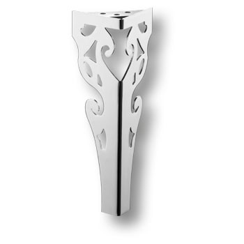 Опора декоративная мебельная, 300х82х82мм, глянцевый хром