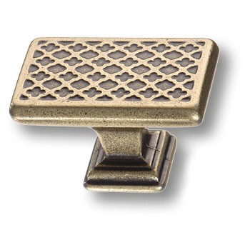 Ручка-кнопка, 15.349.00.12, 26х24х40мм, металл, античная бронза