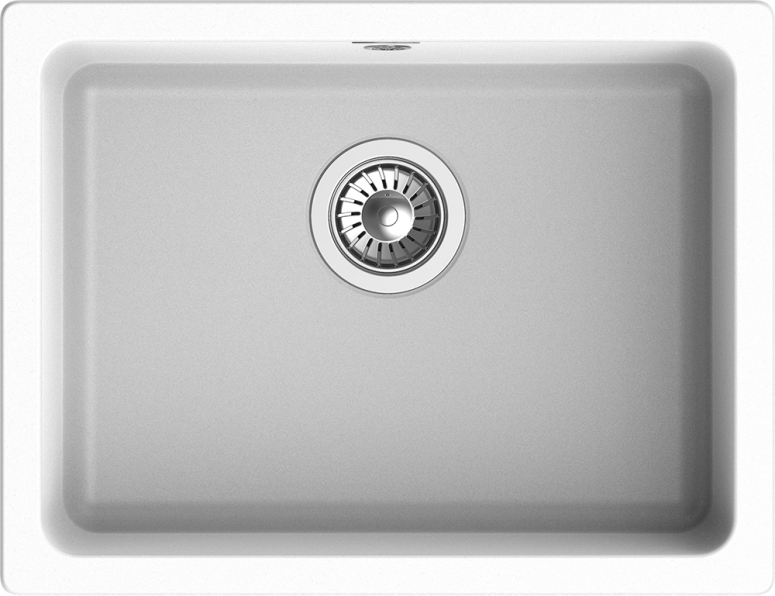 Мойка Rivelato BERKANA 50, 560х430х200мм, иней