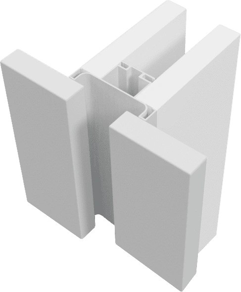 Вертикальная ручка-профиль C-образная, h=62,8мм, L=2,5м, ДСП 16мм, золото матовое, AQ