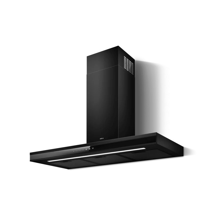Вытяжка настенная ADELE @ BL MAT/A/90, 90см, без угольного фильтра, черный матовый, Elica