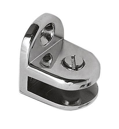 Полкодержатель для стекла 4-6мм, с зажимом, хром, GTV