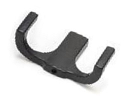 Крючок, 012, двухрожковый, черный матовый