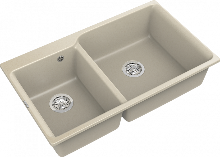 Мойка Rivelato AXEL 90D, 870х520x200 мм, темно-бежевый
