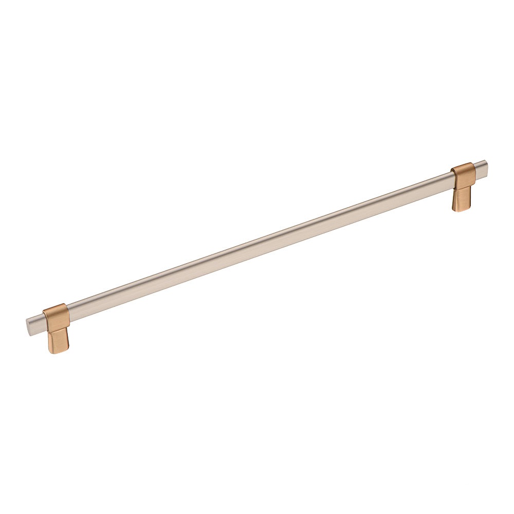 Ручка-рейлинг, 771-320-Light Bronze-Brushed Nikel, 320мм, металл, светлая медь/никель