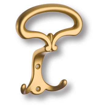 Крючок, 15.719.00.40, двухрожковый, металл, флорентийское золото