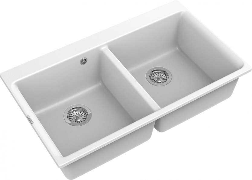 Мойка Rivelato AXEL 90-2D, 870х520x200мм, иней