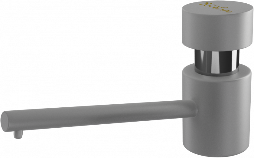 Дозатор Rivelato RD-1000, d=35 мм, 1000мл, серый металлик