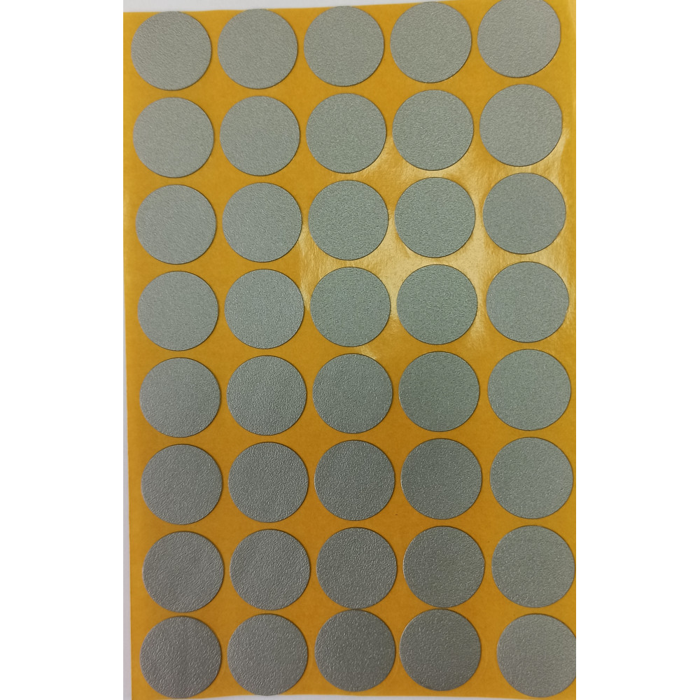 Заглушка самоклейка d=18мм, титан