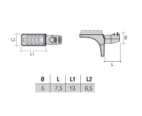Полкодержатель для стекла 5мм, с фиксацией, металл, никель, Permo